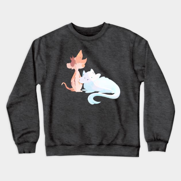 Brightheart and Cloudtail Crewneck Sweatshirt by Karatefinch